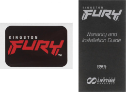 Память DDR5 8GB 6000MHz Kingston KF560C30BB-8 Fury Beast XMP RTL Gaming PC5-48000 CL30 DIMM 288-pin 1.4В kit single rank с радиатором Ret