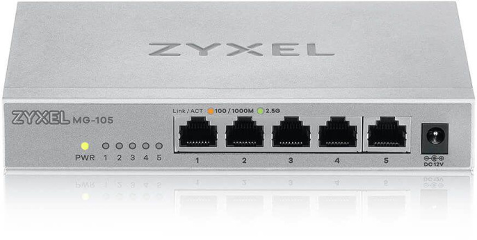 Коммутатор ZYXEL MG-105-ZZ0101F, неуправляемый