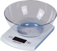 Кухонные весы Galaxy Line GL2803 электронные, максимальный вес 5 кг, элемент питания «ААА» 2 шт. в комплекте, жидкокристаллический дисплей с подсветкой, цена деления 1г, функция обнуления массы тары, автоматическое отключение, индикатор перегрузки, индик