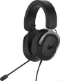 Наушники ASUS TUF GAMING H3 GUN METAL 90YH028G-B1UA00 250-мм динамики ASUS Essence/Виртуальный звук формата 7.1/ легкий вес 294 г/Совместимость с ПК, Mac, PlayStation 4 и Nintendo Switch/ Сертификация Discord & Teamspeak