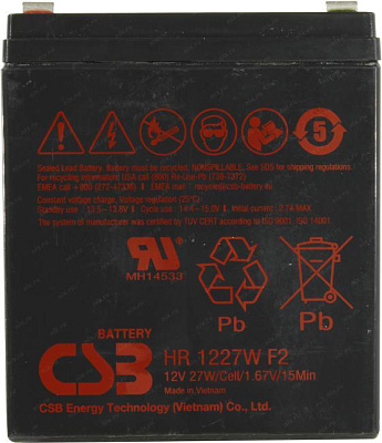 Аккумулятор CSB HR1227W F2 (12V)