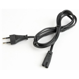 Cablexpert Кабель питания для ноутбуков, аудио/видео техники 1,8м, VDE, 2-pin, черный, пакет" PC-184-VDE-1.8М
