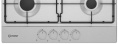 Газовая варочная панель Indesit THPM 641 IX/I, независимая, нержавеющая сталь 869890400130