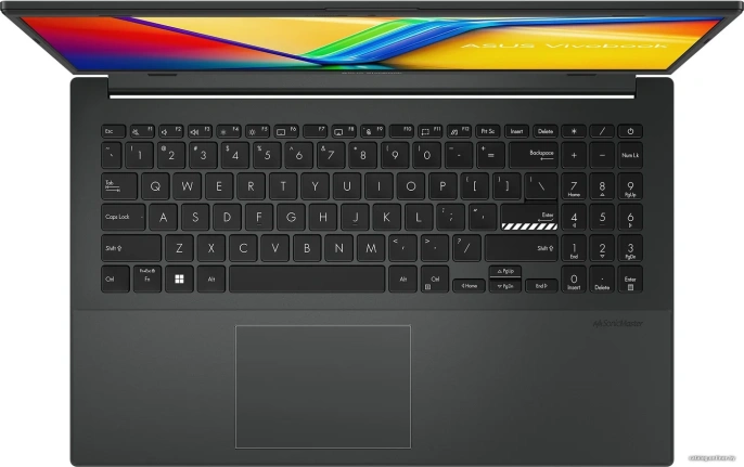 Ноутбук ASUS Vivobook Go 15 E1504FA-BQ2467 15.6" 1920 x 1080, IPS, 60 Гц, AMD Ryzen 5 7520U, 16 ГБ LPDDR5, SSD 512 ГБ, видеокарта встроенная, без ОС, цвет крышки черный, аккумулятор 42 Вт·ч, цвет корпуса черный