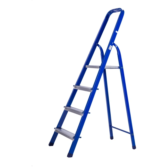 Стремянка STAIRS стальная с алюминиевыми ступенями ЛАЙТ 04 ступени CST04