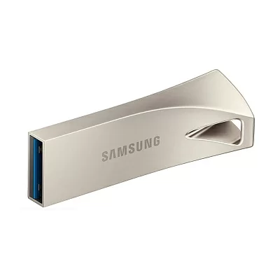 Флеш накопитель 128GB SAMSUNG BAR Plus, USB 3.1, 300 МВ/s, серебристый