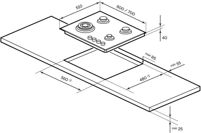 Газовая варочная поверхность Lex GVG 642A GR серый (CHAO000434)