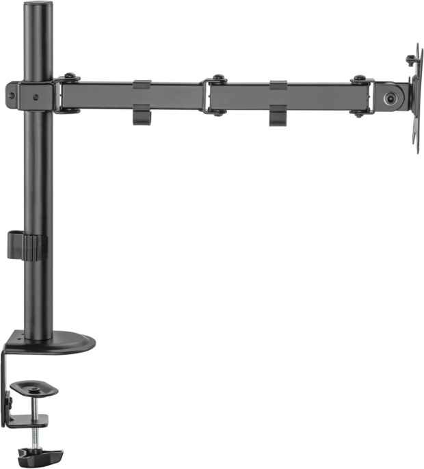 Кронштейн для мониторов Cactus CS-VM-D32-BK, до 32", до 9кг, настольный, поворот и наклон, черный