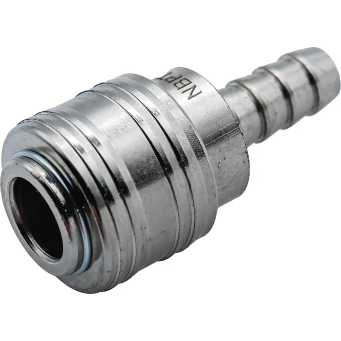 Быстроразъемное соединение (брс) европа штуцер "ёлочка" 10 мм sh сталь NBPT 58824