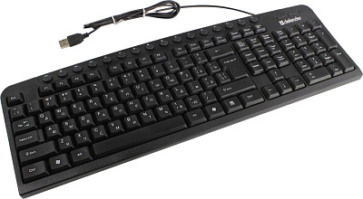 Клавиатура Defender Focus HB-470 USB 107КЛ + 16КЛ М/Мед 45470