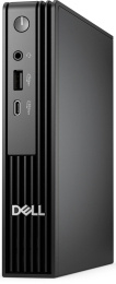 ПК Dell Pro Micro QCM1250 Micro i3 14100T 2.7 8Gb SSD512Gb UHDG 730 Windows 11 Pro GbitEth WiFi BT 90W мышь клавиатура черный DPM -3860