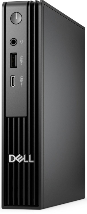 ПК Dell Pro Micro QCM1250 Micro i3 14100T 2.7 8Gb SSD512Gb UHDG 730 Windows 11 Pro GbitEth WiFi BT 90W мышь клавиатура черный DPM -3860