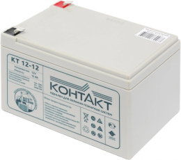 Аккумуляторная батарея КОНТАКТ КТ 12-12 для ИБП 12В, 12Ач [kntkt1200120s63]