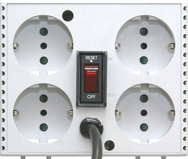 Стабилизатор напряжения POWERCOM TCA-1200 белый