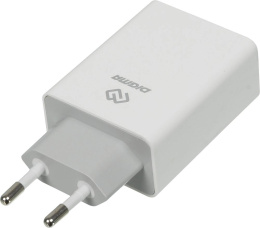 Сетевое зарядное устройство Digma DGWC-3U-5A-WG,  3xUSB-A,  30Вт, 3A, белый