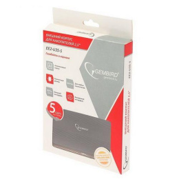 Внешний корпус 2.5" Gembird USB 3.0 SATA металл черный EE2-U3S-5