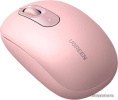 Беспроводная компьютерная мышьUGREEN MU105 90686 2.4G Wireless Mouse. Цвет: вишнево-розовый