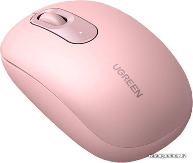 Беспроводная компьютерная мышьUGREEN MU105 90686 2.4G Wireless Mouse. Цвет: вишнево-розовый