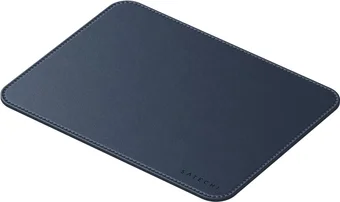 Коврик для мыши из веганской кожи Satechi Vegan-Leather Premium Desk Mat. Цвет: синий