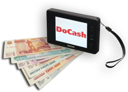 Детектор банкнот DOCASH Micro IR/UV 8401 просмотровый АКБ