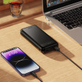 Внешний аккумулятор (Power Bank) Hoco J153A Stability,  20000мAч,  черный [56085]