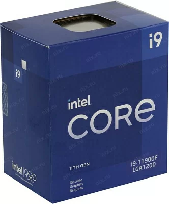 Процессор CPU Intel Core i9-11900F BOX 2.5 GHz/8core/4+16Mb/65W/8 GT/s LGA1200