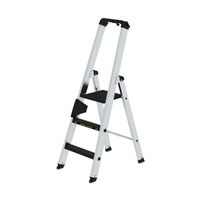 Стремянка MUNK 3 ступени с покрытием Clip-Step R13 с рукояткой Ergo-pad нагрузка до 250 кг 042703