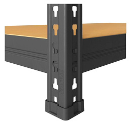 Стеллаж ПРАКТИК SBL 180KD металл, 1803x900x400мм антрацит [s24499373309]