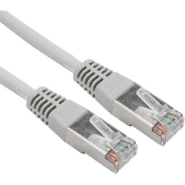 Rexant 18-8002-1 Шнур коммутационный, патч-корд F/UTP RJ45-RJ45, CAT 5e, LSZH серый, 1м