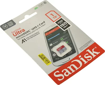 Карта памяти SanDisk Ultra SDSQUAC-1T00-GN6MN microSDXC Memory Card 1Tb UHS-I U1 Class10 A1