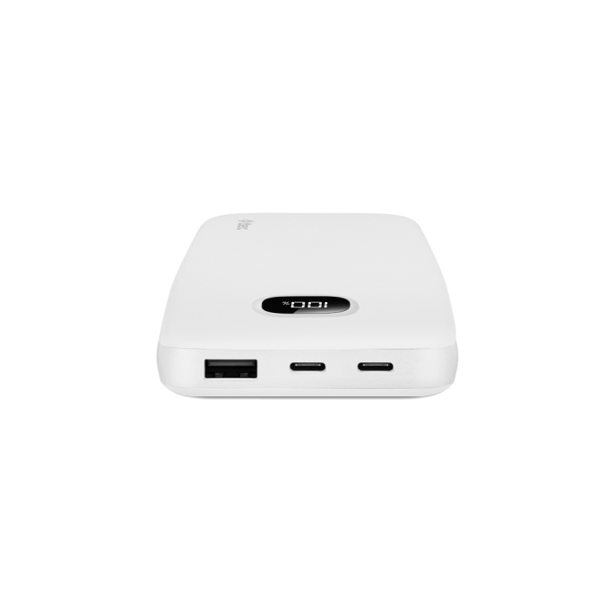Внешний аккумулятор TTEC ChargeUp Pro LCD 10.000mAh PD 20W Powerbank - White 2BB209B
