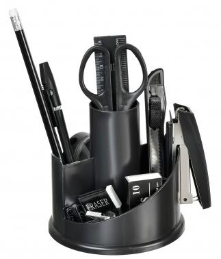 Настольный набор Silwerhof 12 предметов пластик черный