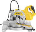 Торцовочная пила DeWalt DWS777 (DWS777-QS) (материал обработки: дерево, 1800 Вт, питание: сеть, диаметр диска: 216 мм, обороты холостого хода: 6300 об/мин, угол наклона диска: 48°, глубина резания: 62 мм, ширина пропила: 270 мм, блокировка шпинделя, подкл