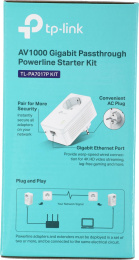 Сетевой адаптер HomePlug AV TP-Link TL-PA7017P KIT AV1000 Gigabit Ethernet упак.:2шт