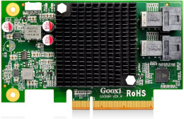 Контроллер Gooxi G3008H-PK (x8 lane PCI Express 3.0, 2 Mini-SAS HD SFF8643, 1024 Non-RAID SAS/SATA, +12V +/-8%, 3.3V +/-9%, 13W, 12Gb/s SAS-3)