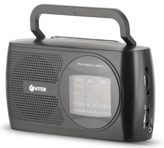 Радиоприемник Vitek VT-3587,  черный
