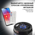 Минисистема Hyundai H-MC180 черный 80Вт FM USB BT SD/MMC