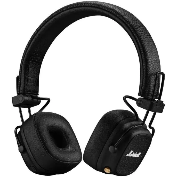 Наушники Marshall Major V Черный 1006832 беспроводные, с микрофоном, накладные, портативные, съёмный аудиокабель, Bluetooth 5.3, частотный диапазон: 20-20000 Гц, быстрая зарядка, время работы: 100 ч