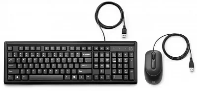 Клавиатура+мышь HP. HP Wired Combo Keyboard