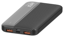 Внешний аккумулятор (Power Bank) HIPER SM10000,  10000мAч,  черный [sm10000 black]