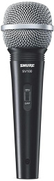 Микрофон проводной Shure SV100-A 4.5м черный/серебристый