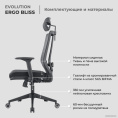Кресло компьютерное EVOLUTION ERGO BLISS Black