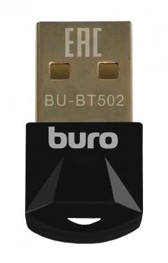 Bluetooth адаптер Buro BU-BT502 BT 5.0+EDR class 1.5, USB, 20м, черный