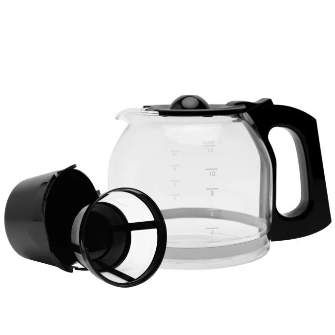 Капельная кофеварка RAGEX R407-000, 1.8 литра, 900 Вт, черная