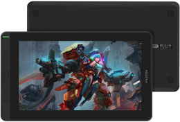 13" Графический планшет-монитор HUION Kamvas 13, 1920x1080,  черный [kamvas 13 black]