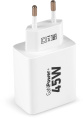 Сетевое зарядное устройство Digma DPW4A,  USB-A,  USB-C, 45Вт, 3A, белый [dpw4a5gx11wh]