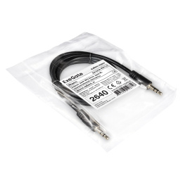 Кабель аудио ExeGate EX-CCA-404-1.8 3.5mm Jack M/3.5mm Jack M, 1,8м, позолоченные контакты EX301120RUS
