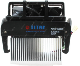 Охладитель TITAN COMPUTER DC-478G825Z/N Cooler 478, 24.3дБ, 2750об/мин, Al