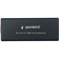 Gembird EEM2-SATA-1 Внешний корпус USB 3.0 для M2 SATA порт MicroB, металл, черный