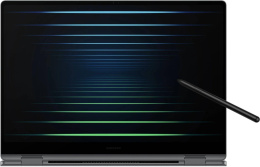 Ноутбук Samsung Galaxy Book 5 Pro 360 NP960 Core Ultra 7 256V 16Gb SSD512Gb Intel Arc 140V 16" AMOLED Touch 2.8K (2880x1800) Windows 11 Home English grey WiFi BT Cam (NP960QHA-KG1IN)